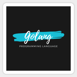 Golang Programming Language Paint Smear Sticker